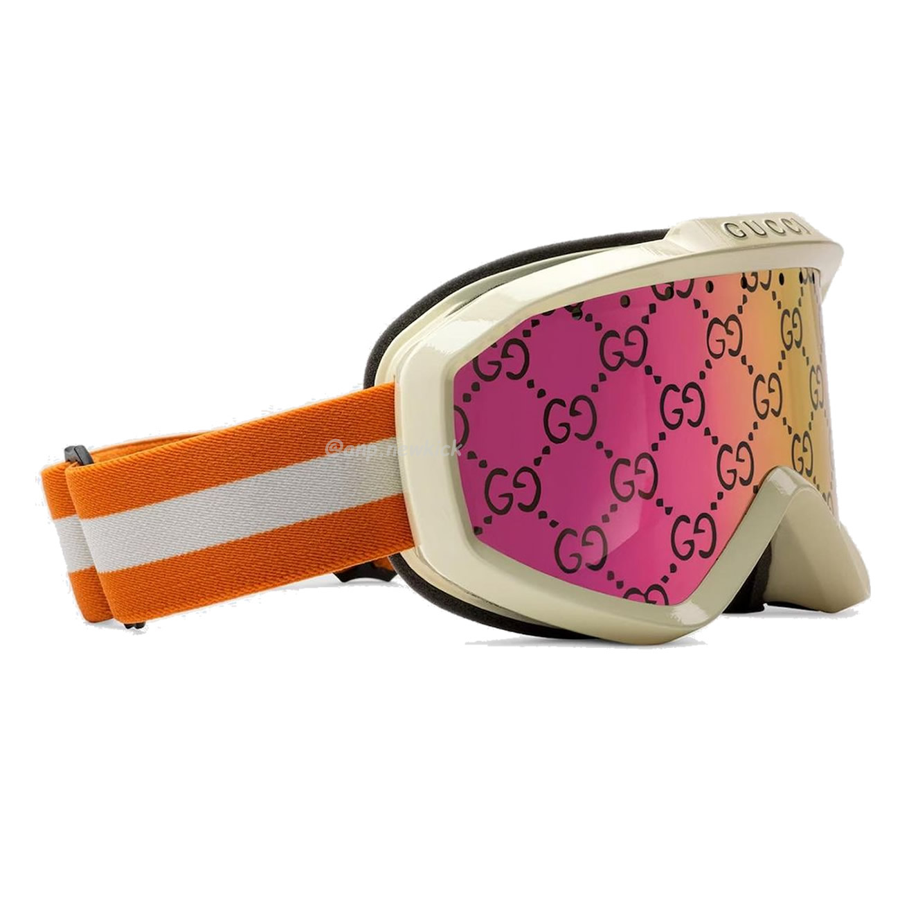 Gucci Ski Goggle Black Pink Olive Green White (13) - www.newkick.vip